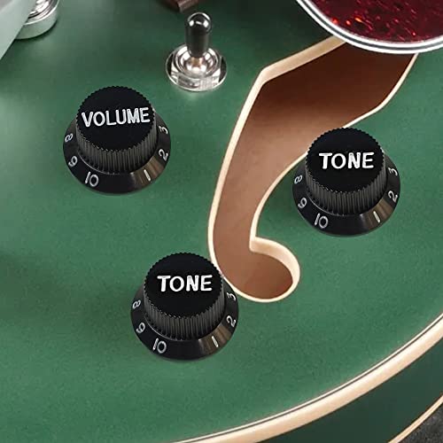 LyfLux Lot de 6 boutons en plastique pour guitare électrique, 2 boutons de contrôle du timbre, pour guitare électrique… - Les Beatles, Paul McCartney, John Lennon, RIngo Starr, George Harrison LyfLux Lot de 6 boutons en plastique pour guitare électrique, 2 boutons de contrôle du timbre, pour guitare électrique… – Image 7