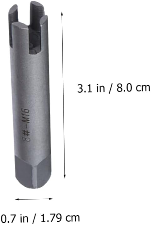 TEHAUX Alloy Screw Extractor Kit 10 Pcs Sturdy Broken Head Screw Removers with Storage Case for Household Use Universal Tool for and Bolts