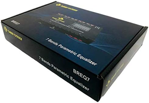 Miniatura 7 de Bass Rockers BREQ7 7 bandas ecualizador paramétrico para audio de coche estéreo amplificador sub alto nivel altavoz entrada alta potencia delantera