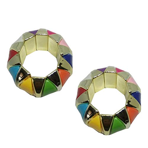 Salvus APP SOLUTIONS Wedding Designer Multi Color Bracelets for Womens & Girls (Set of 2 Brecelet)