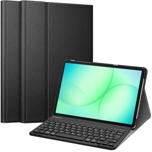 FINTIE Clavier pour Samsung Galaxy Tab A11 Plus (A11+) 11 Pouces 2025 et Galaxy Tab A9 Plus (A9+) 11” 2023, Clavier AZERTY Bluetooth sans Fil, Housse Rigide...