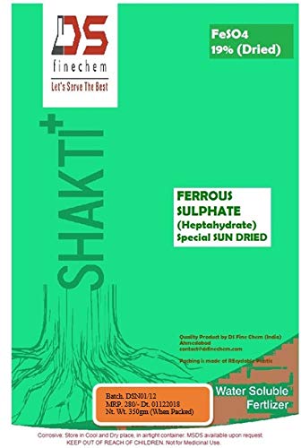 See full amazon price history chart for Ferrous Sulphate Plant Nutrient for Foliar or Fertigation_350gm Ferrous Sulphate Plant Nutrient for Foliar or Fertigation_350gm (B07G5DLWN8) Amazon Price History, Amazon Price Tracker