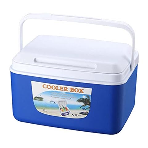 8 L Kühlbox Auto Klein Mini Camping Kühlbox Inkubator Tragbare Tragbare Lebensmittel Aufbewahrungsbox Auto Cold Box Fishing Box Cover
