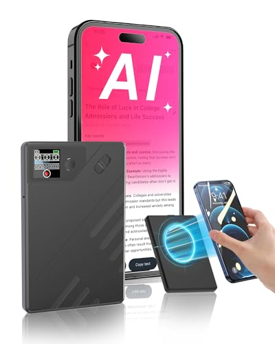 Image of AI Voice Recorder, App Control, Transcribe & Summarize by ChatGPT, Support 112 Languages, 60H Recording, 64GB Memory, Digital Audio Recorder for Lectures, Meetings, Calls (Black)