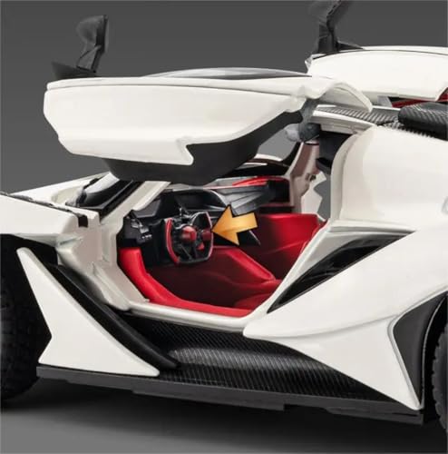 Image of 1:24 Apollo IE Intensa Emozione Die-Cast Model Car - Premium Alloy Hypercar with Pull-Back Action, Openable Doors & Detailed Interior [ Colour As Per Stock ]