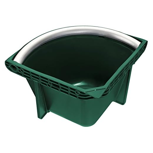 Plastica Panaro 30084 Mangeoire Chevaux, Vert, 395 x 395 x 295