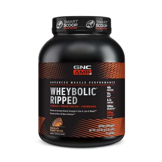 GNC AMP Wheybolic Ripped - Chocolate Peanut Butter (22 Servings)