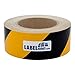 Produktbild Labelident Bodenmarkierungsband signalgelb/schwarz - 50 mm - 33 lfm Warnmarkierungsklebeband auf 1 Rolle(n), 3 Zoll Rollenkern selbstklebend, Signalklebeband rechtsweisend
