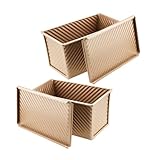 EPIGEIST 2 Stück Brotbackform mit Deckel Kleine Antihaftbeschichtete für Toast und Brot...