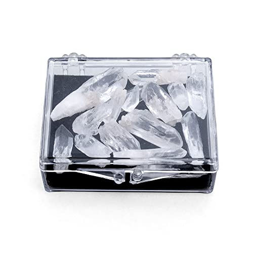 QMIQXIWS 1 Box Rock Crystal Pillar Cluster Natural Quartz Column Collection Decoration Crystal Stones ZUZAOJUYIN