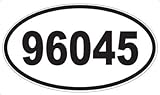 US Decal, Inc. Number 96045 Oval Sticker