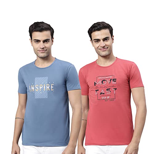 Image of Mack Jonney Men's Regular Fit T-Shirt (Pack of 2)