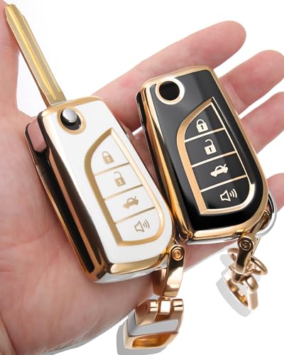 Coque de porte-clés pour clés Toyota finition sobre et élégante