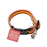 Elástico Consentida CN205774 Collar Elástico Gato España, Rojo y Amarillo