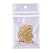 EBOOT 5 Pieces Necklace Extenders Chain Extenders Set for Necklace Bracelet DIY Jewelry Making (Gold)
