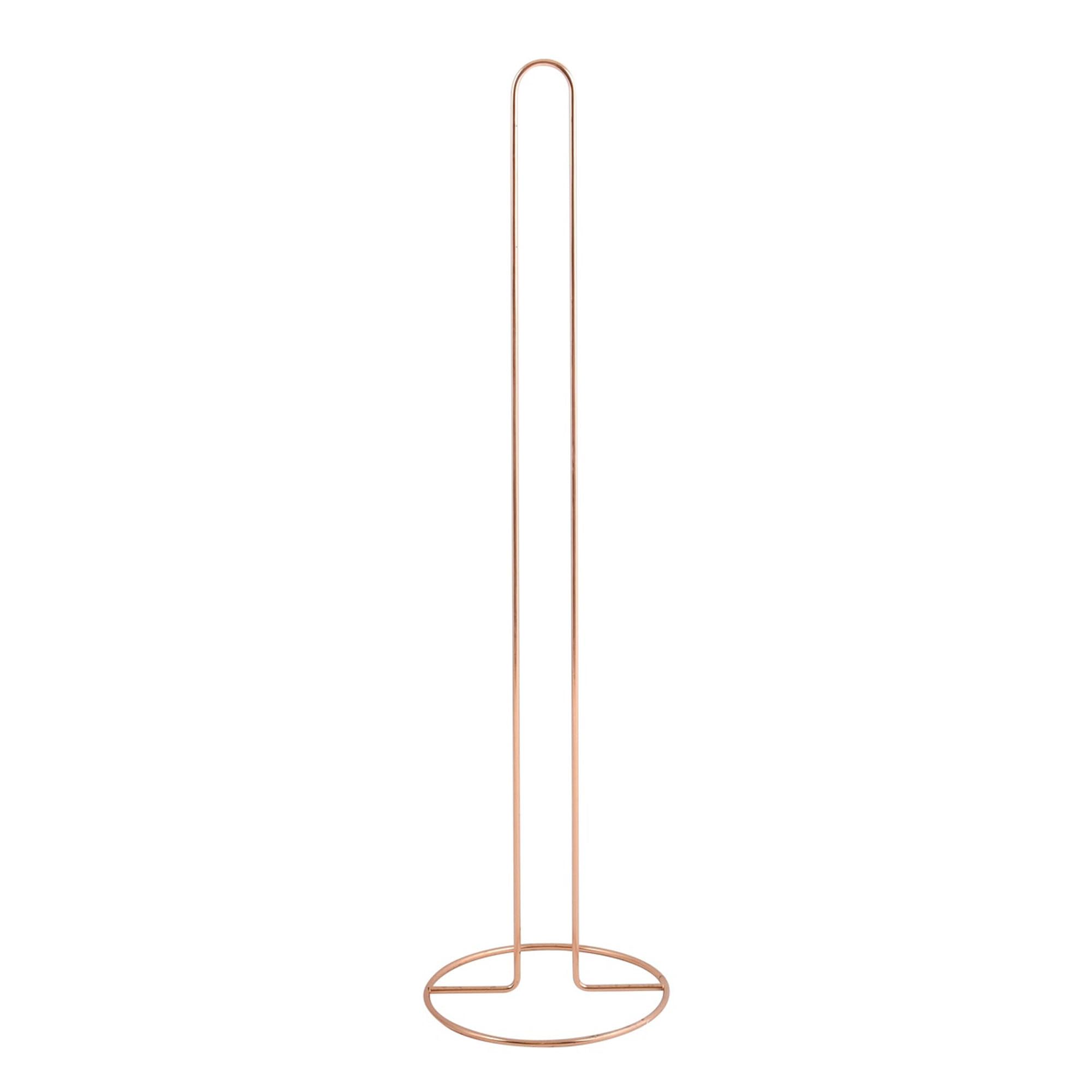 Welll Home Copper Steel Toilet Roll Holder with Modern and Minimalist Design