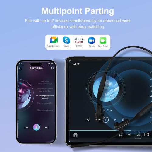 Niecase Open-Ear Bluetooth Headset w/ Mic - image 6