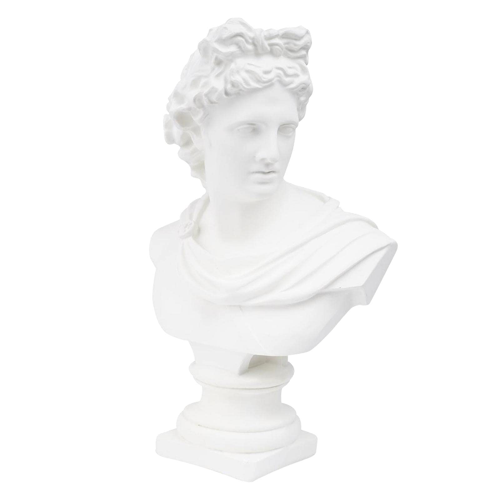predolo Mitología Apolo Busto Estatua Resina Boceto Yeso Escultura Arte Artesanía