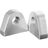 2 peças de solda em manilha/manilha de aço espesso de 2,5 cm para caminhões off-road, reboques, baldes de trator hidráulico