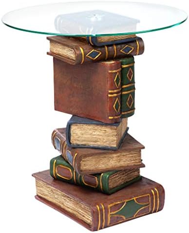 Design Toscano Stacked Books End Table