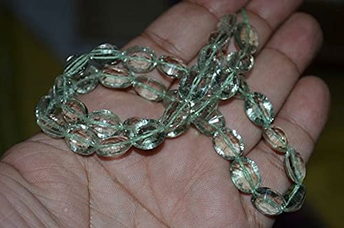 Améthyste verte concave ovale LKBEADS pour création de bijoux haute joaillerie