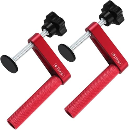 SOCOJE 2 Packs 19mm Bench Dog Clamp,Metal MFT Clamp Fast Acting Hold Down Clamps for for Woodworking Benchtop Projects Versatile Clamping
