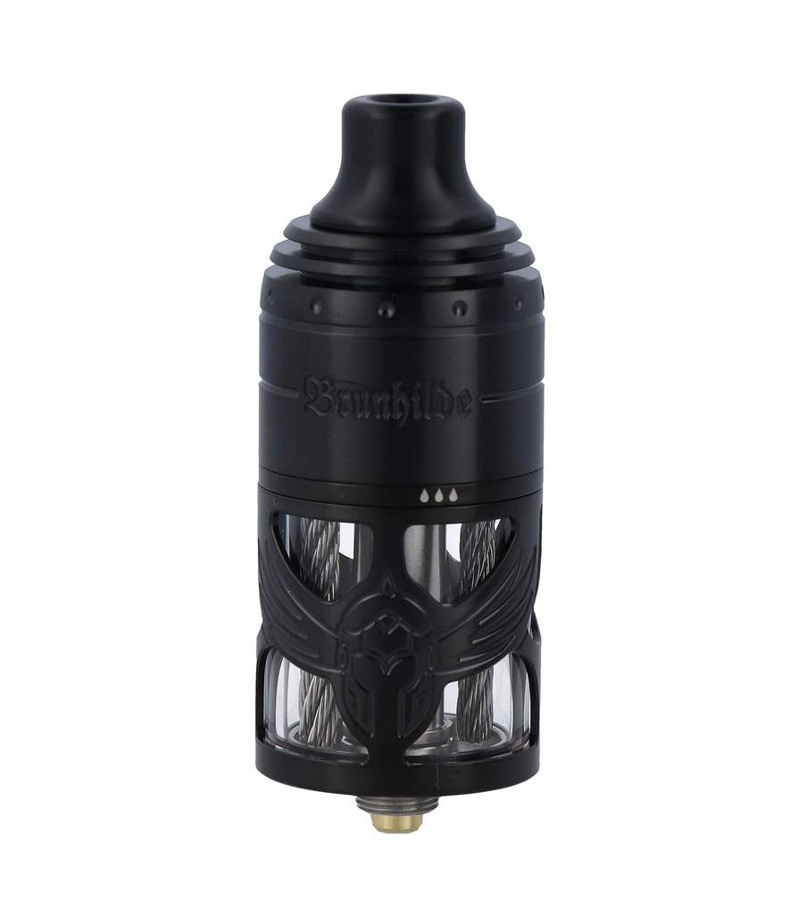 VapeFly Brunhilde MTL RTA Verdampfer , 5 ml , Durchmesser 23 mm , Selbstwickler ,Verdampfer für E Zigarette - Farbe: schwarz