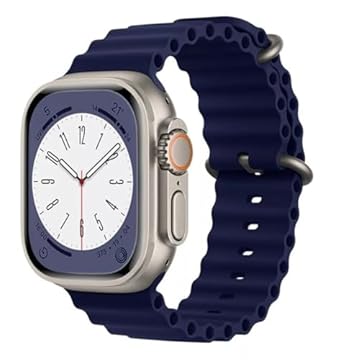 Pulseira Para SmartWatch e Apple Watch 49mm 45mm 44mm 42mm C/NF (Azul)