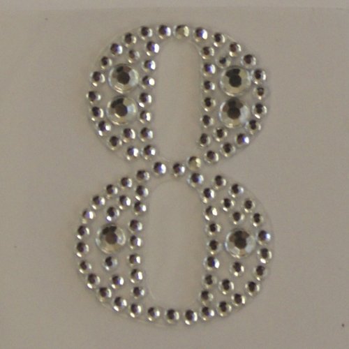 DovecraftDCST042 Essentials - Number 8 Crystal Sticker