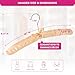Florida Brands Padded Clothing Fabric Hangers for Women Clothing - Earth Tone, Set of 12 Premium Coat Hangers for Closet, Bride Hanger for Wedding Dress, Sweater Hangers