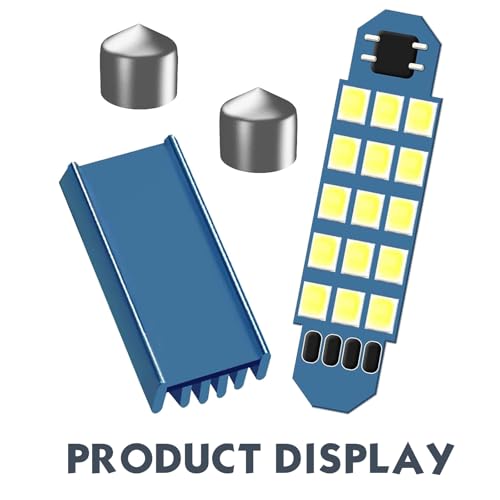 2Pcs Bombillas LED 578 1200LM 6000K para Interior miniatura 6