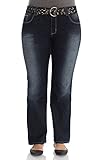 Angels Jeans Juniors Plus Size Belted Bootcut Jeans