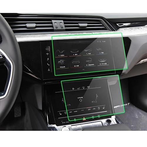Éviter rayures écran GPS e-tron grâce au film verre trempé pour tableau de bord LCD