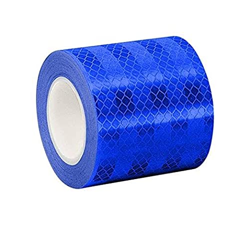MEDBUDDY Hawk Eye High Intensity Water Proof Conspicuity Warning Reflective Radium Tape Sticker. 2 Inch x 1 Meter (Blue)-image-8