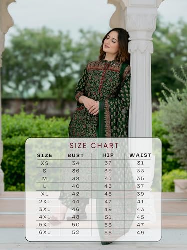 Image of Arayna Women's Cotton Printed Kurta Set with Palazzo Pants and Dupatta | Ethnic Straight Kurta