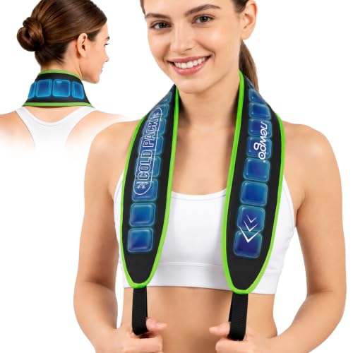 Image of NEWGO Neck Ice Wrap - 45-Min Cooling Relief for Pain & Hot Flashes