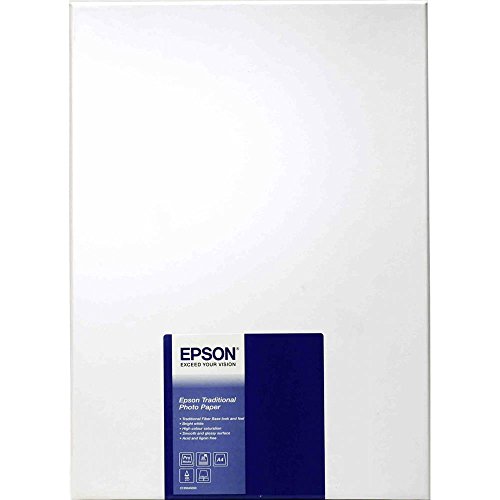 Epson Traditional Photo Paper A4 325g papier jet d'encre pour tirages d'exposition
