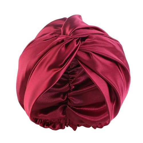 Turban bandana en soie de mûrier pour nuit et jour : confort chimio femme