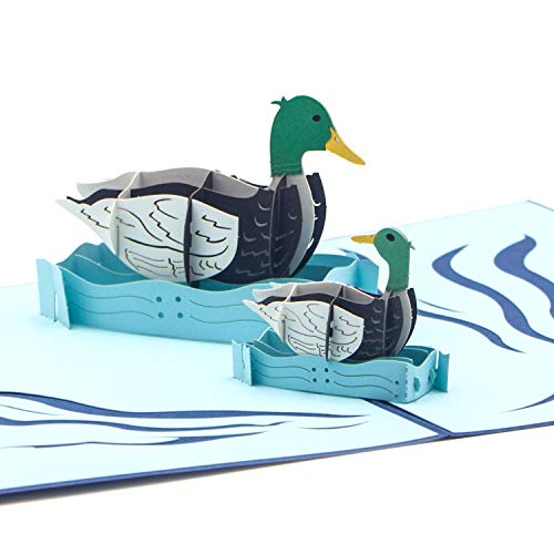 Ribbli 3D Greeting Pop Up Card - Birthday, Mothers Day, Fathers Day, Thank You, Thanksgiving, Christmas, Any Occasion, with Envelope