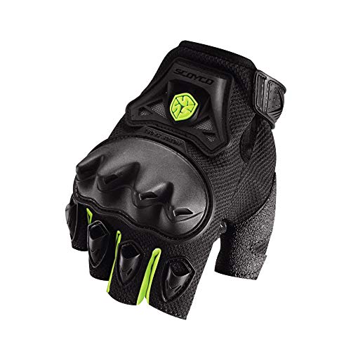 Gants tactiques pour motos sans doigts taille M couleur bleu