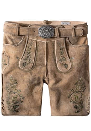 Lederhose Girgl culotte cuir rustique homme ajustable confortable mous