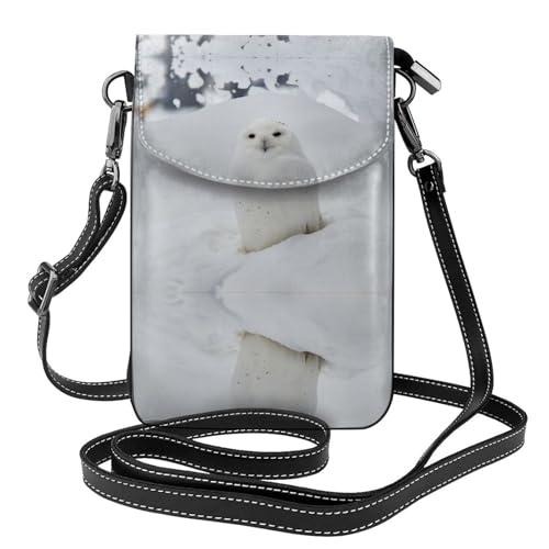 Sac à rabat hibou des neiges pour ranger votre téléphone sans encombrement