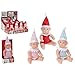 6" Baby Naughty Elf - Various Designs - Naughty Elves Baby Elf - Childrens Naughty Elves - Elves Behaving Badly
