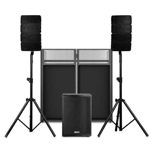 VONYX VX915 Système Sono Line Array 1400W avec Subwoofer 15