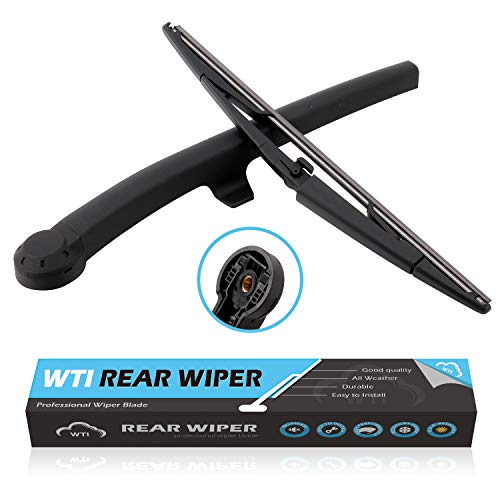 WTI Rear Wiper Arm Blade Set Compatible With Jeep Commander 2006-2010 SUV Rear Windshield Window Wiper Kits Assembly New Replacement Accessories Parts 5174877AA