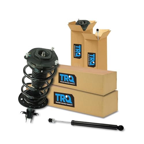 Image of TRQ Front and Rear Complete Strut Assembly & Shock Absorber Kit Complete Strut & Coil Spring Assembly Compatible with 2011-2017 Nissan Juke