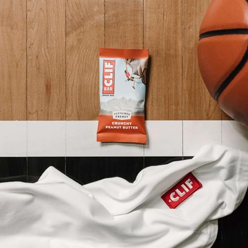 CLIF BAR - Energy Protein Bars - Crunchy Peanut Butter - Made with Organic Oats - Energy Bars - Non-GMO - (15 Pack)