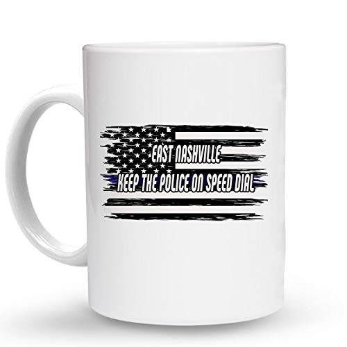 Makoroni East Nashville Police Keep on Speed Dial Mug 6oz