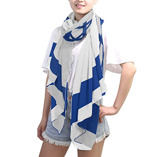 KLL Silk Scarf for Women Fashion Polyester Lightweight Soft Wrap Shawl Scarves Holiday Gifts Flag Ukraine Original4
