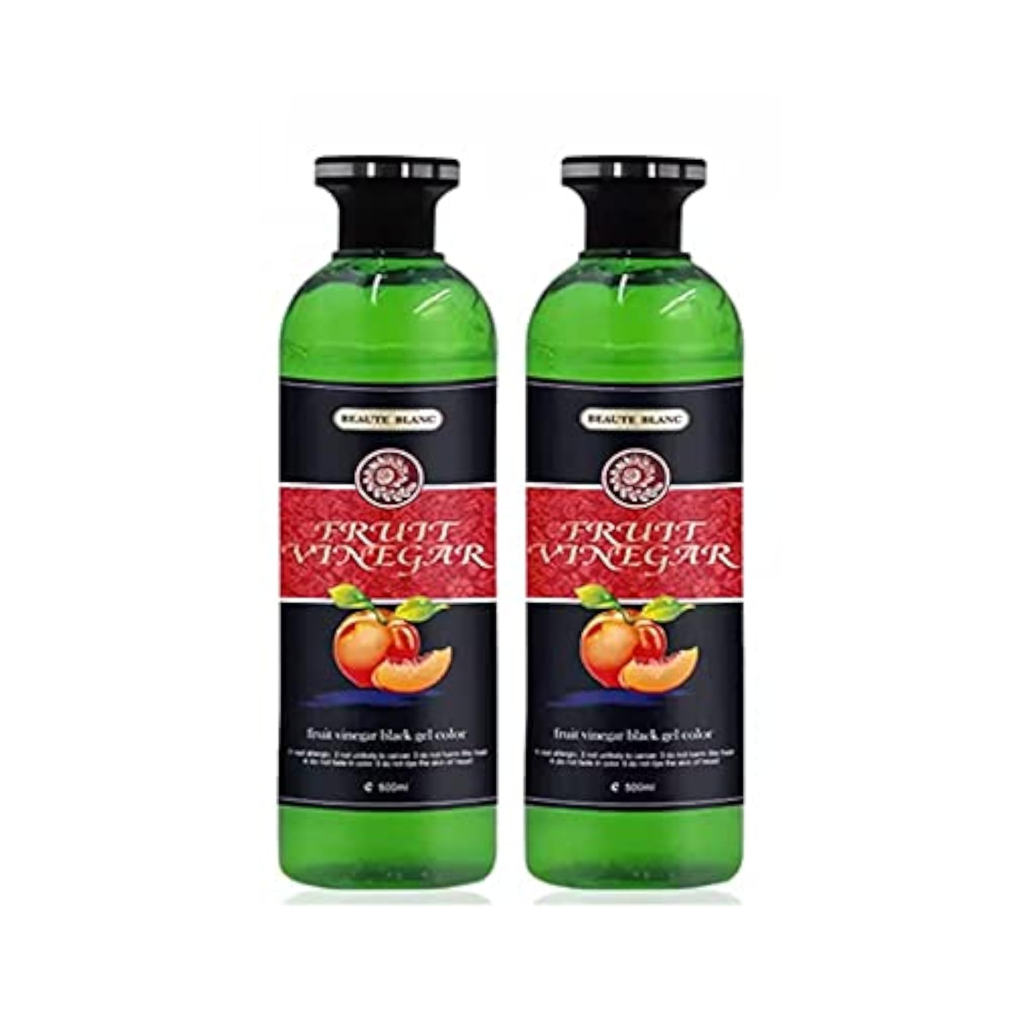 Fruit Vinegar Hair Dye for Men & Women, Long Lasting Black, 100 ml
